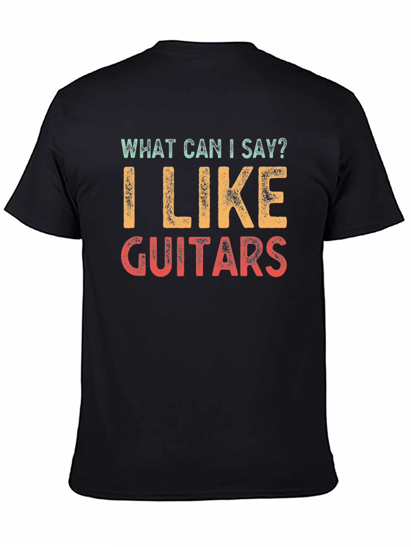 I Like Guitars Graphic Tee -  Retro Style Unisex T-Shirt