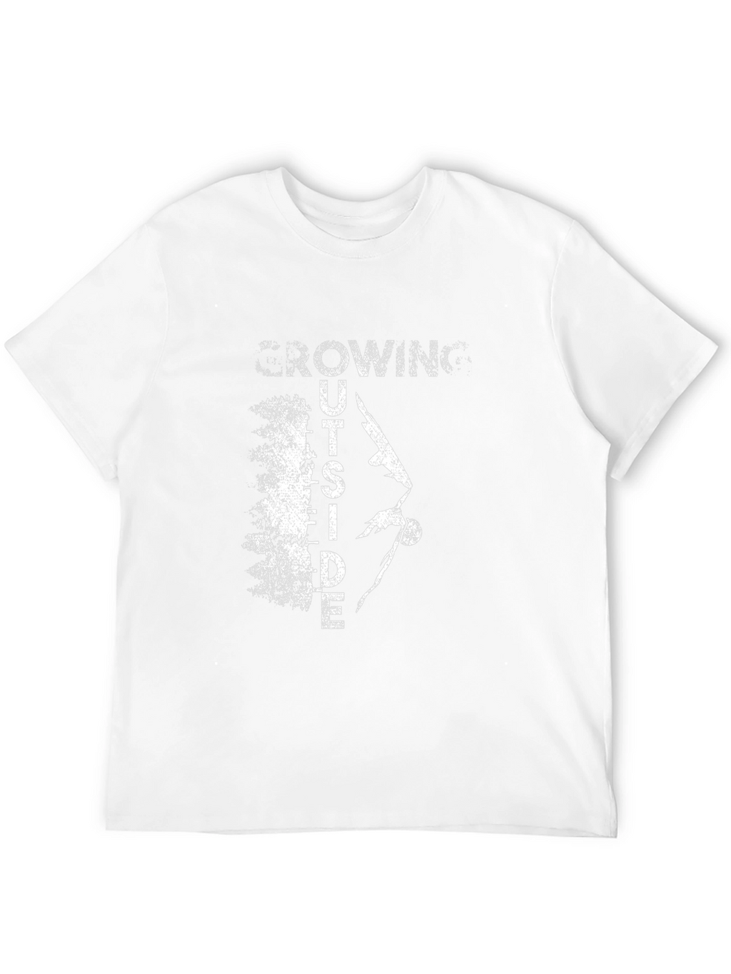 Growing Outside Black T-Shirt