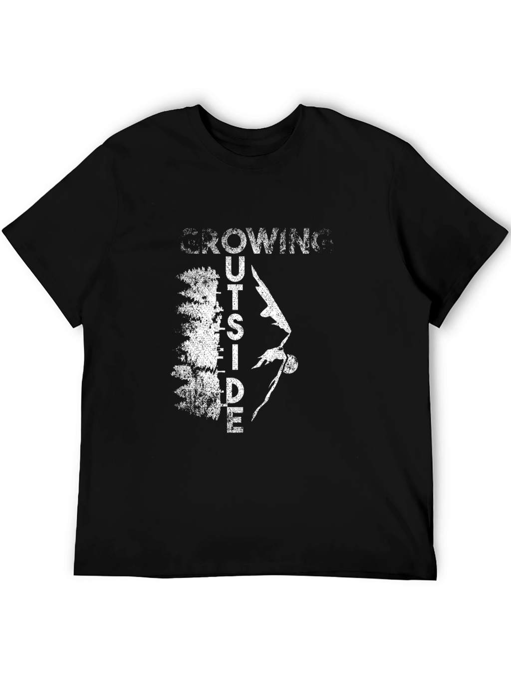 Growing Outside Black T-Shirt