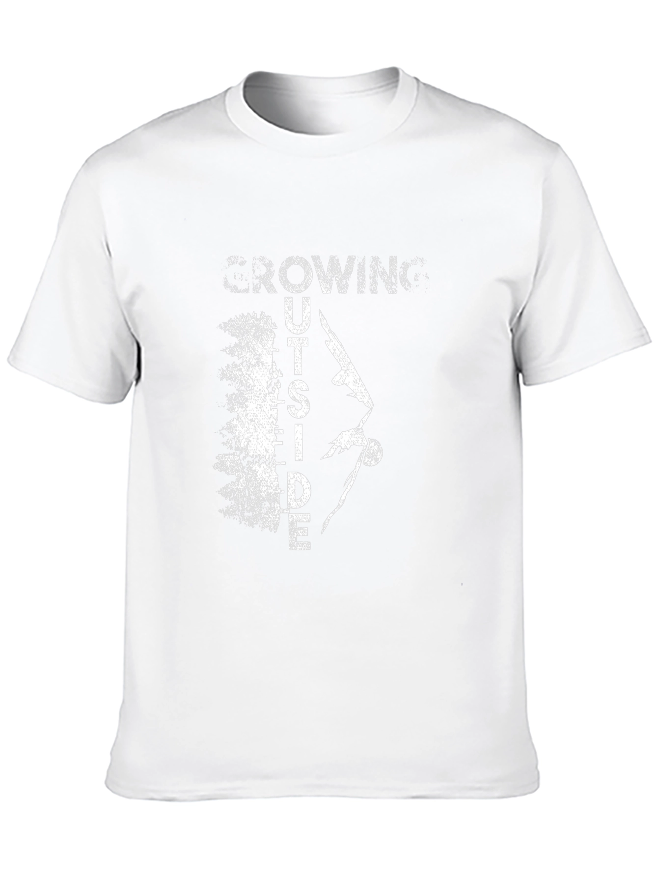 Growing Outside Black T-Shirt