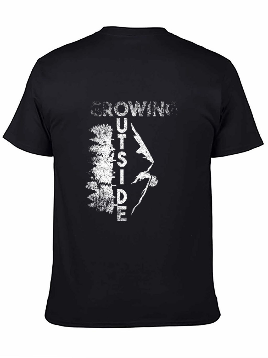 Growing Outside Black T-Shirt