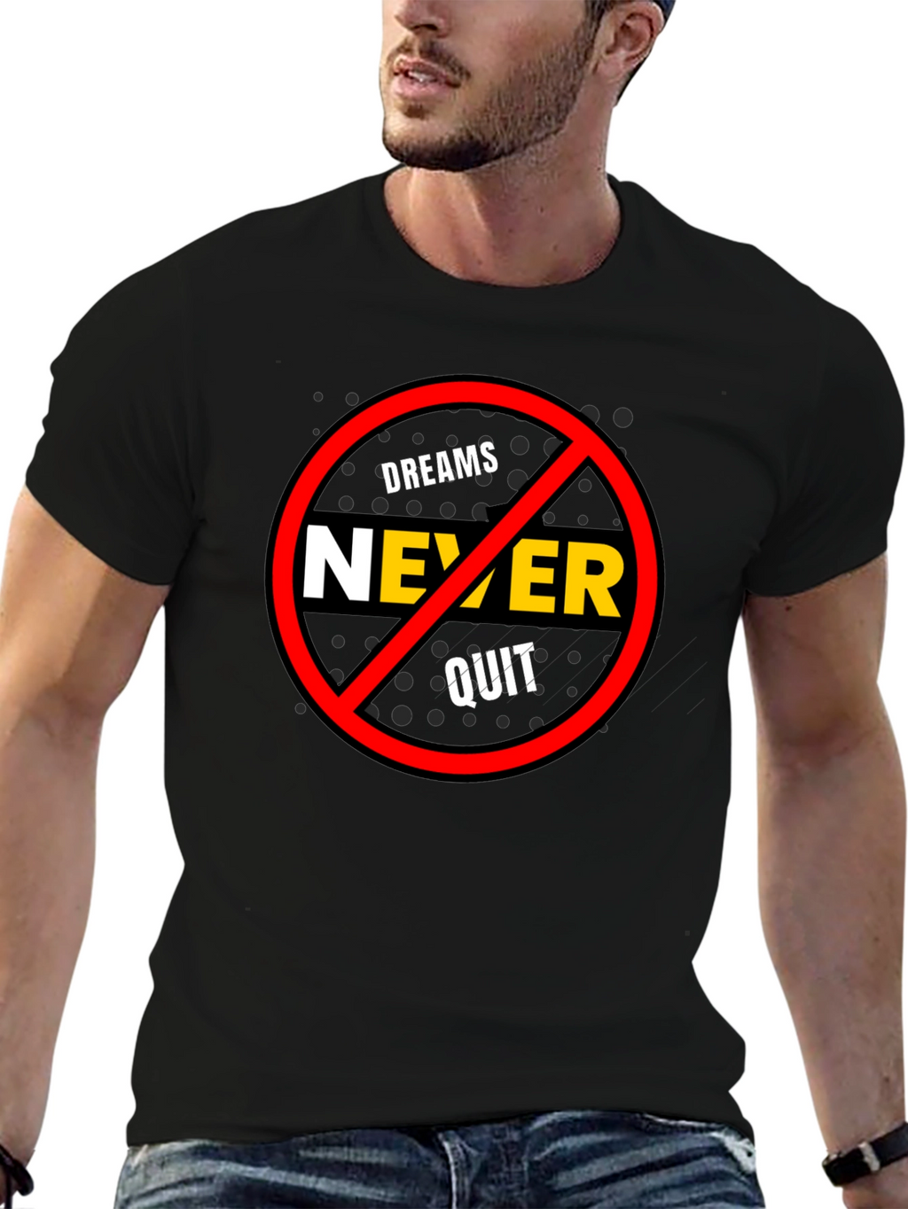Dreams Never Quit Graphic T-Shirt