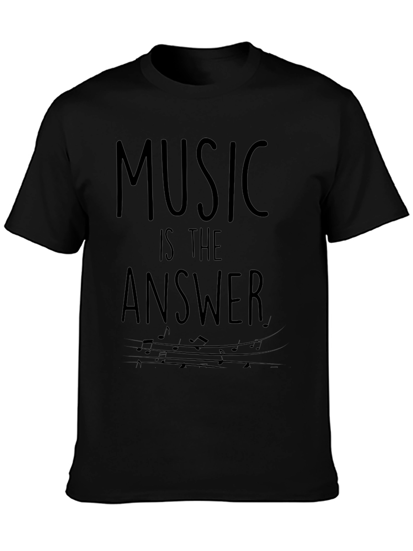Music Is The Answer Graphic T-Shirt