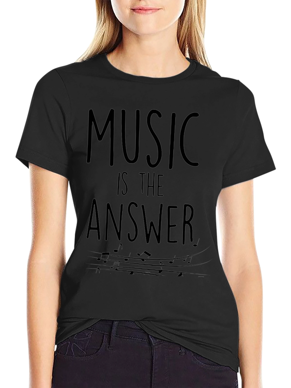 Music Is The Answer Graphic T-Shirt