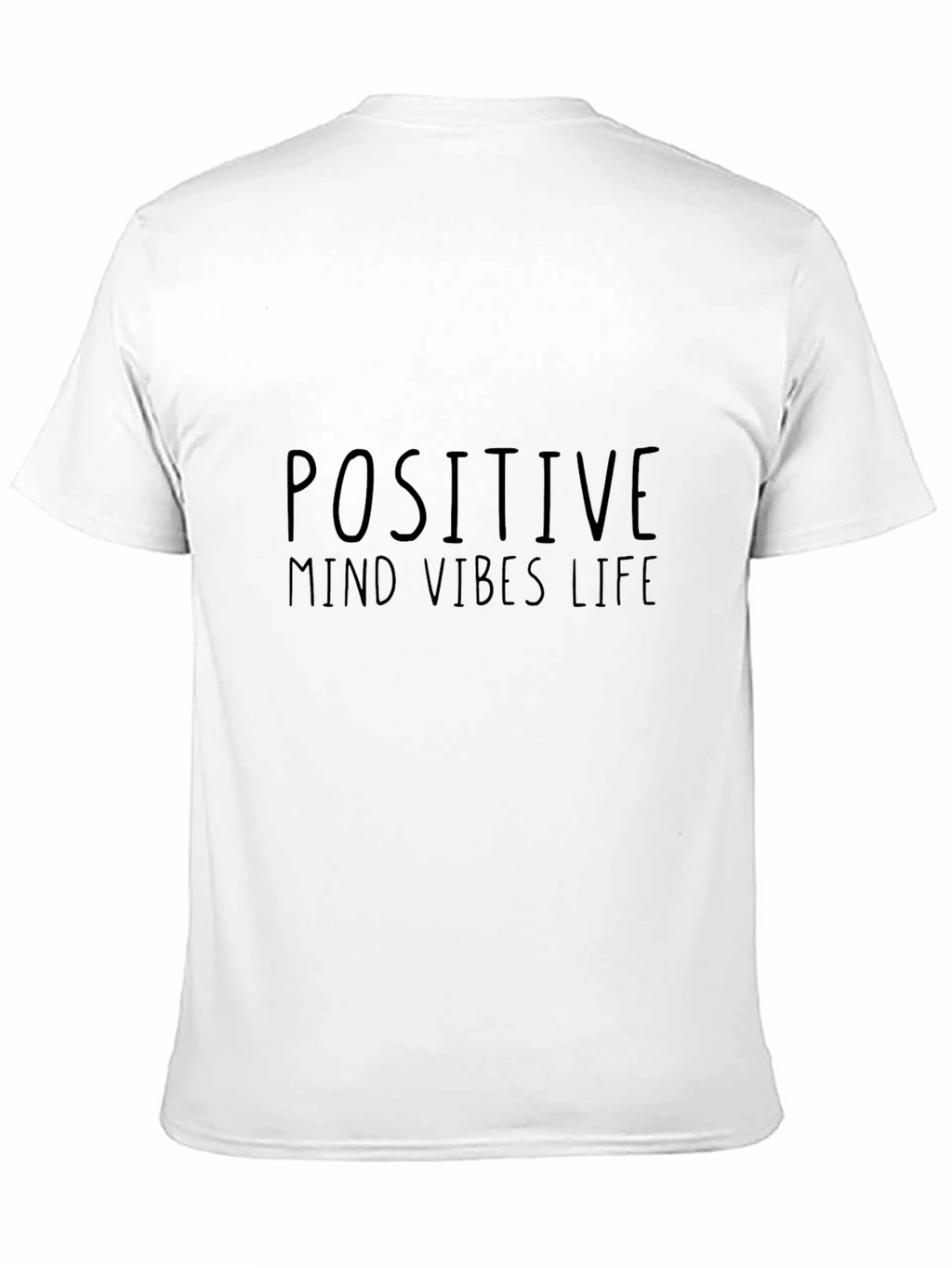Positive Mind Vibes Life Black T-Shirt