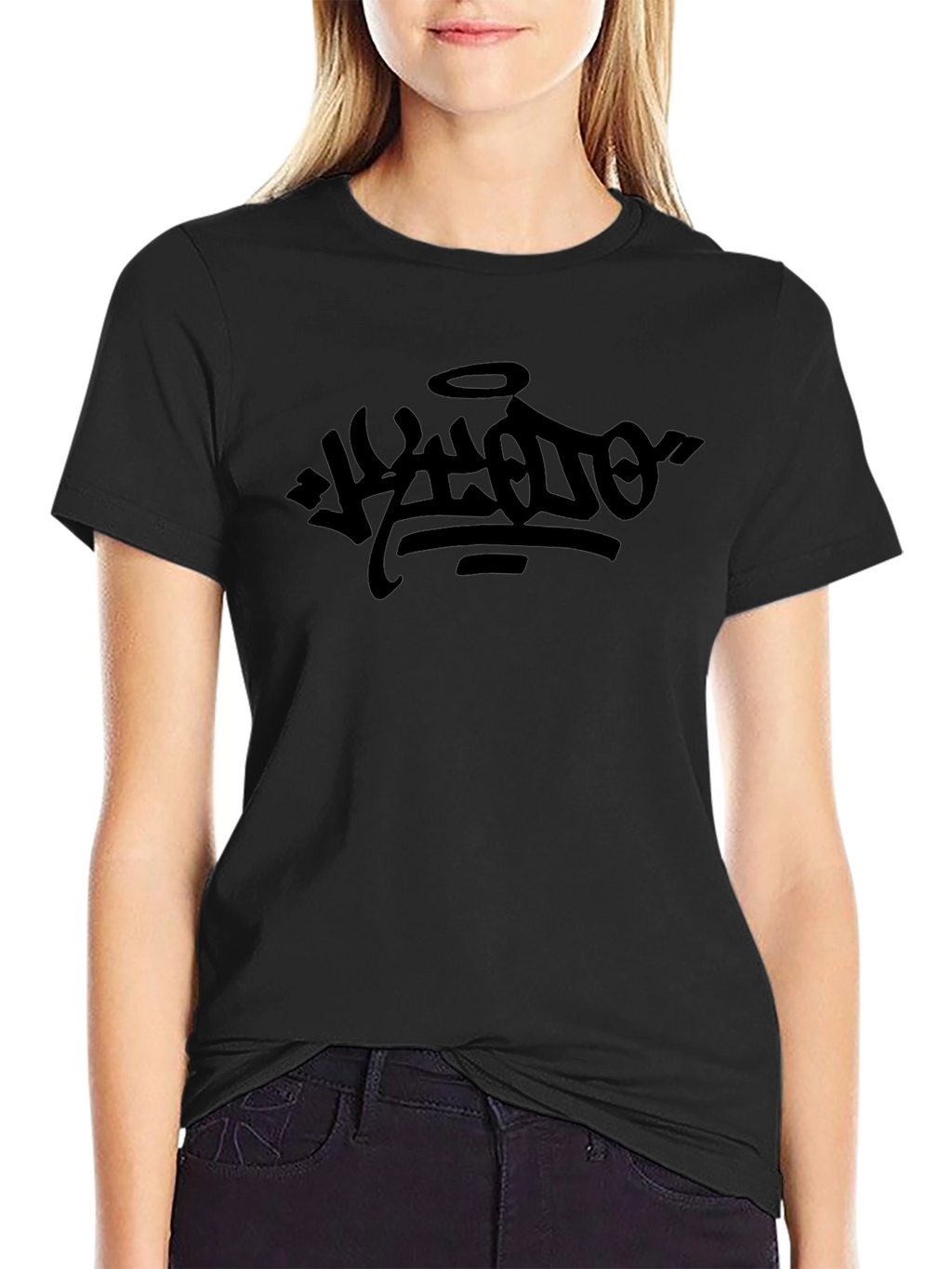 Black Graphic Tee: Urban Style