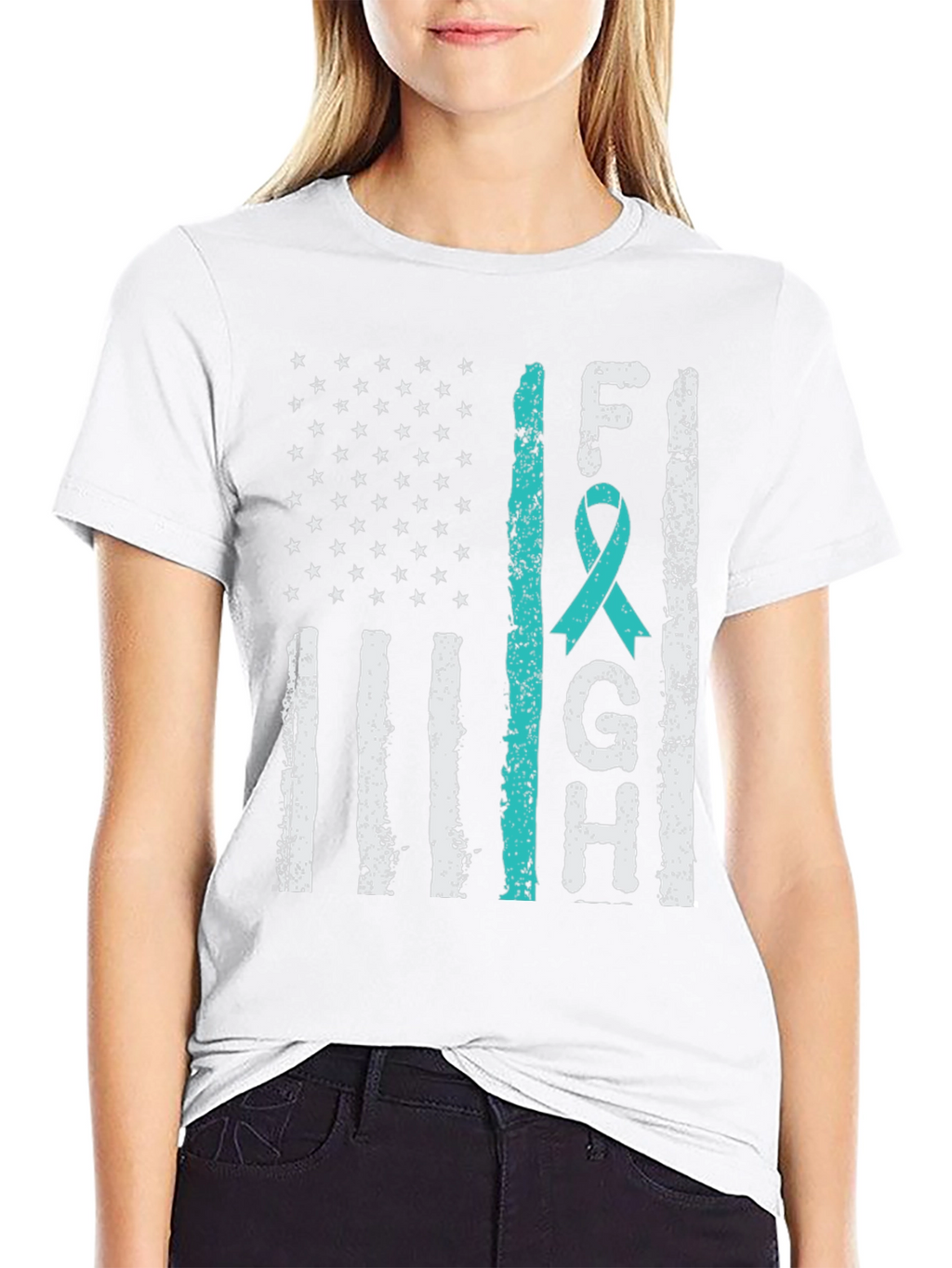 Fight American Flag Awareness T-Shirt