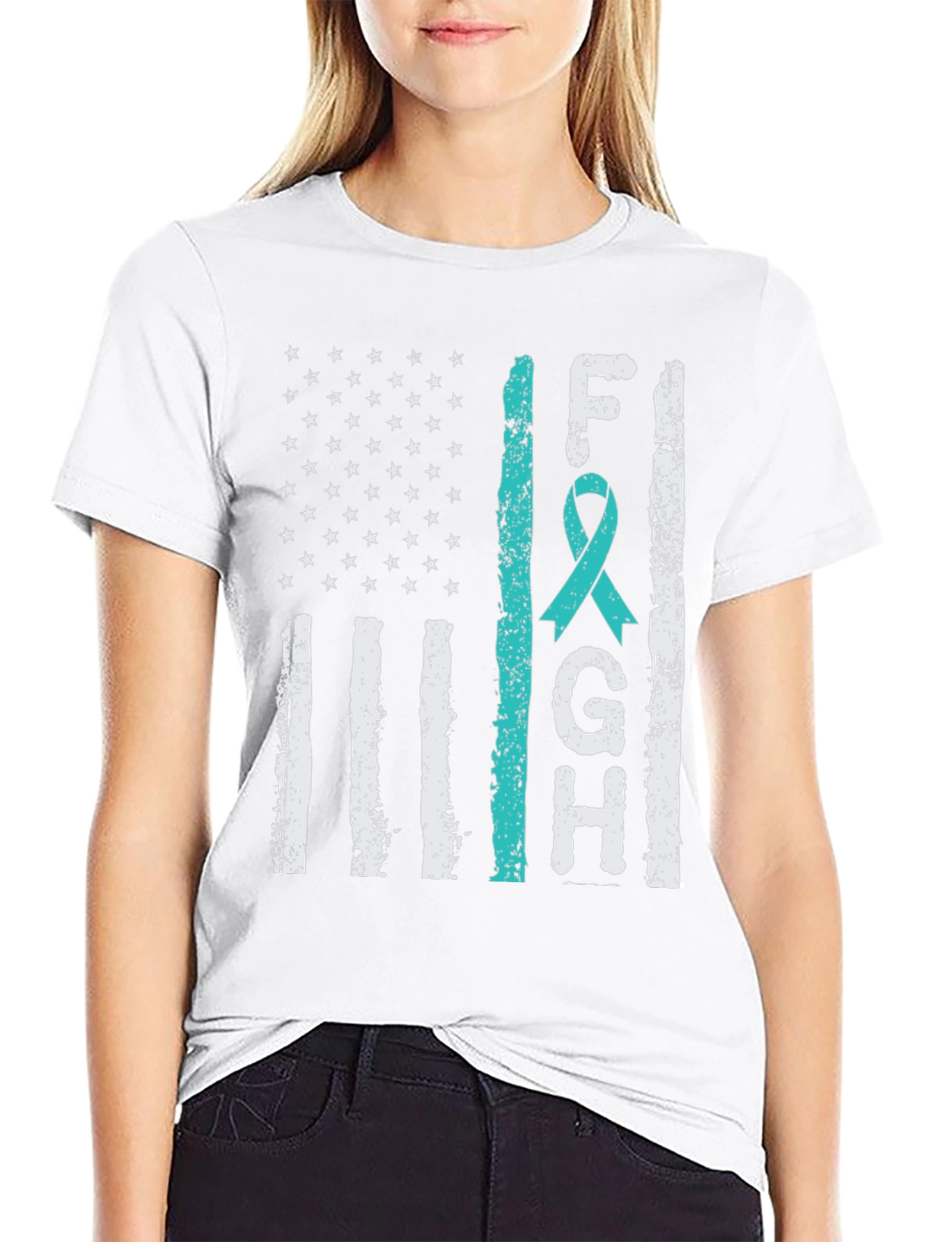Fight American Flag Awareness T-Shirt