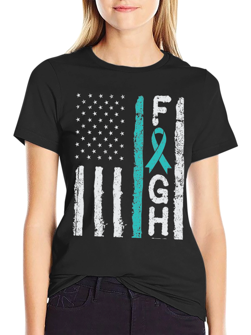 Fight American Flag Awareness T-Shirt