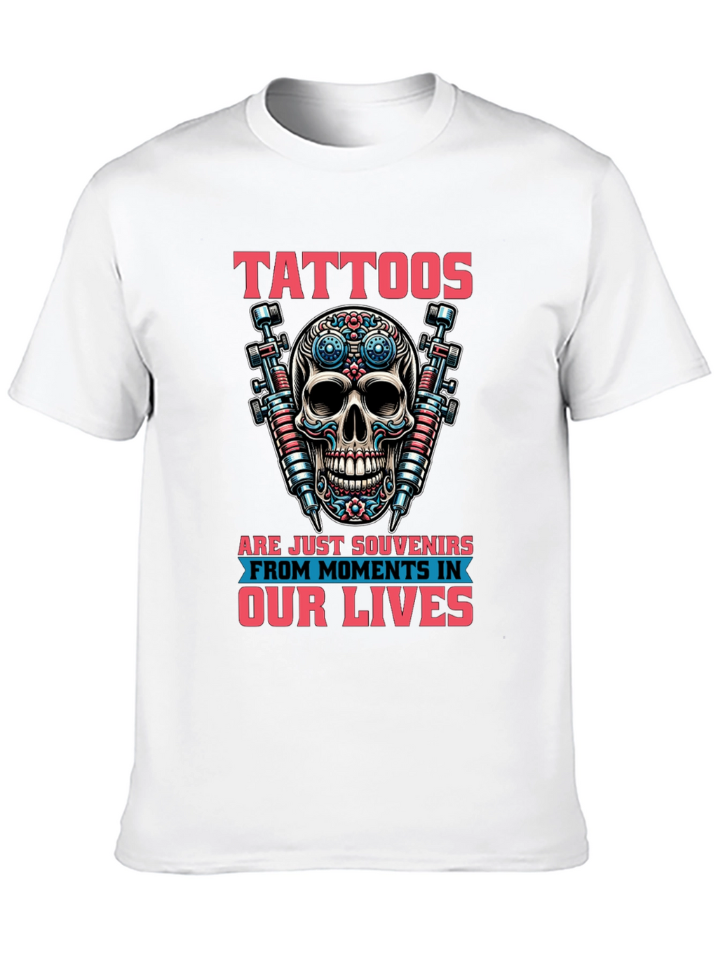 Tattoos Skull Graphic Black T-Shirt