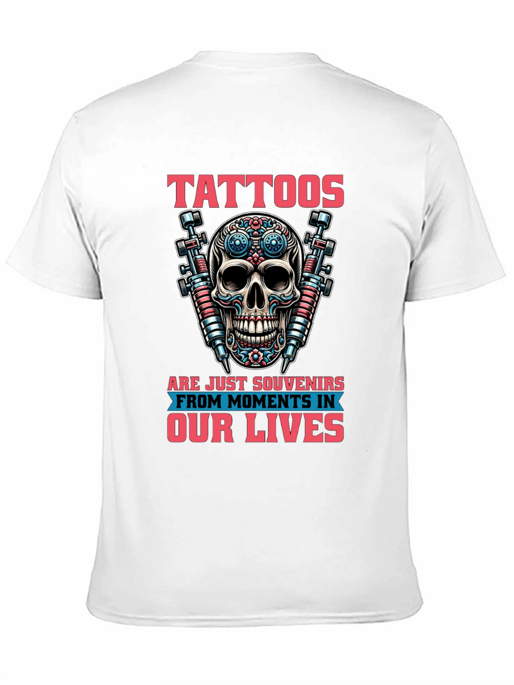 Tattoos Skull Graphic Black T-Shirt