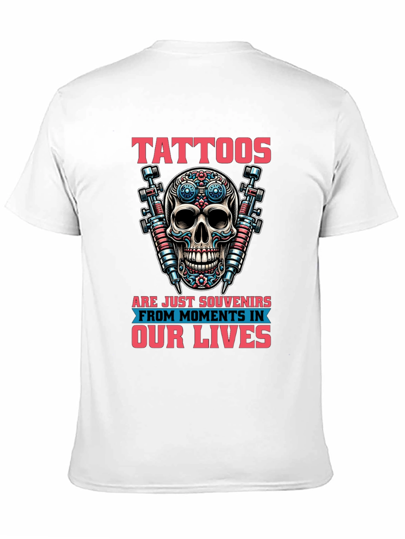 Tattoos Skull Graphic Black T-Shirt