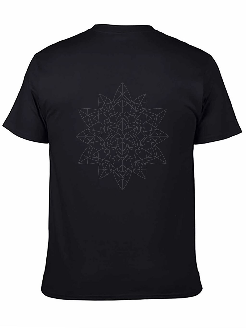 Geometric Mandala T-Shirt - Modern Minimalist Design
