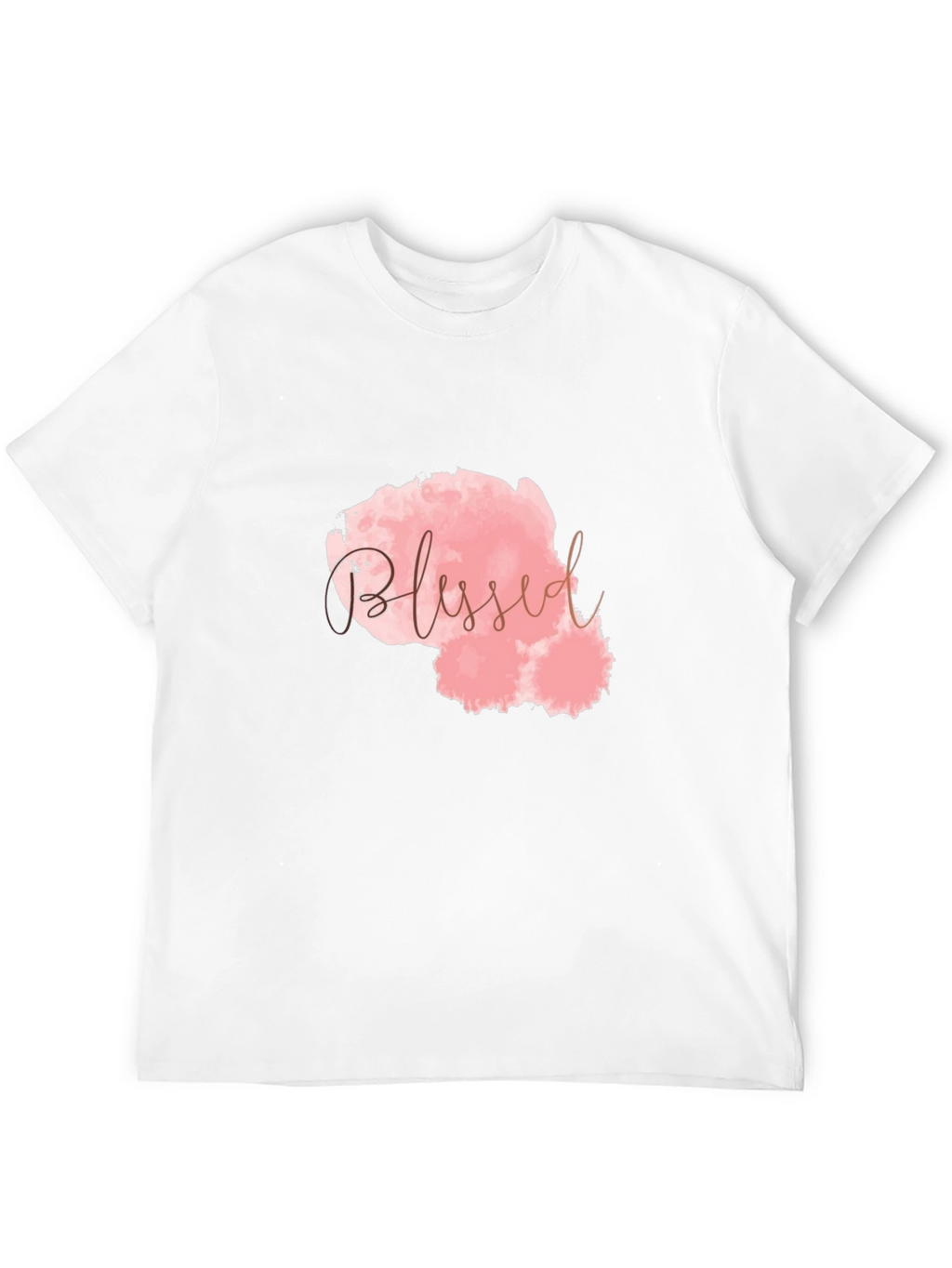 Blessed Graphic Print Black T-Shirt