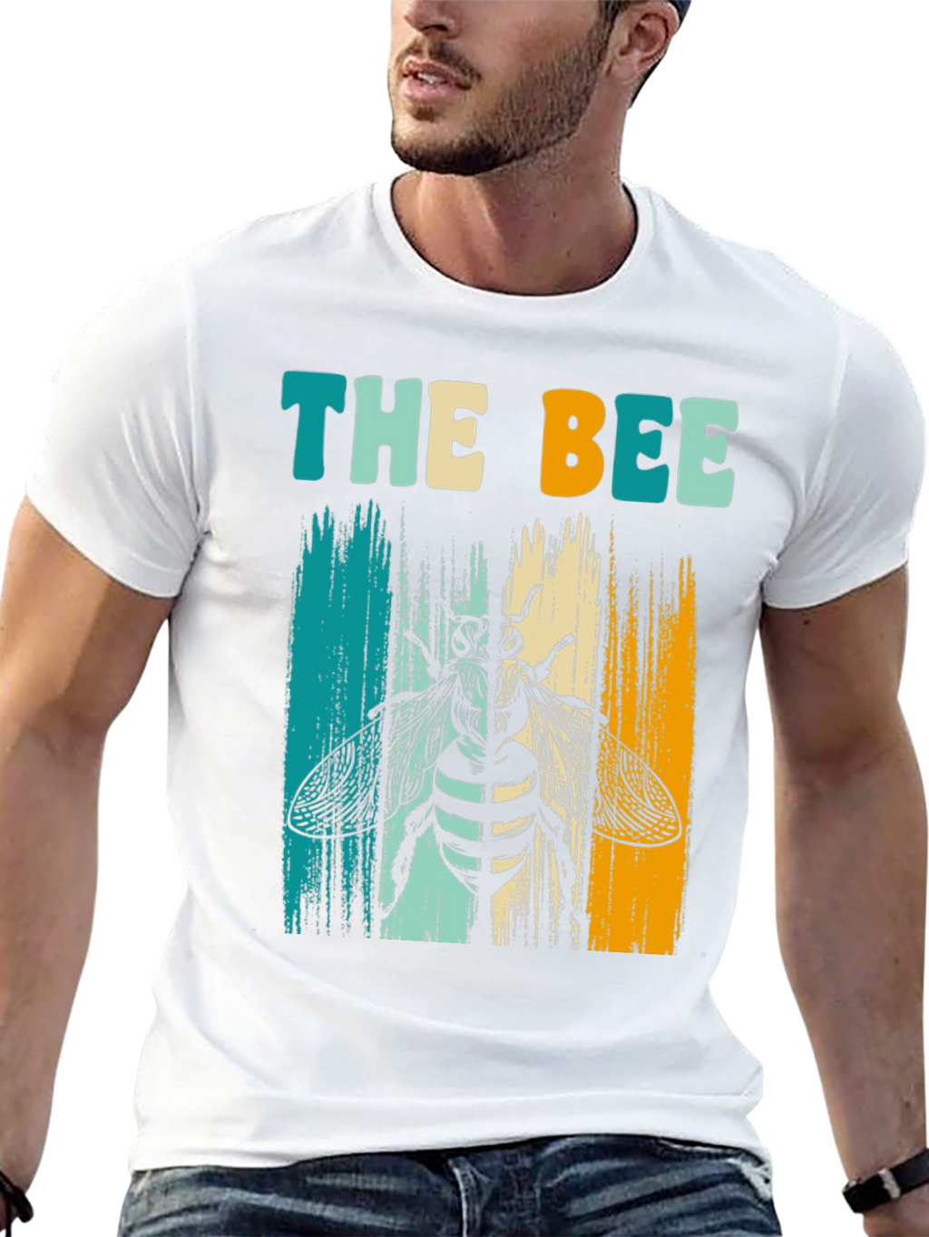 The Bee Retro Graphic T-Shirt