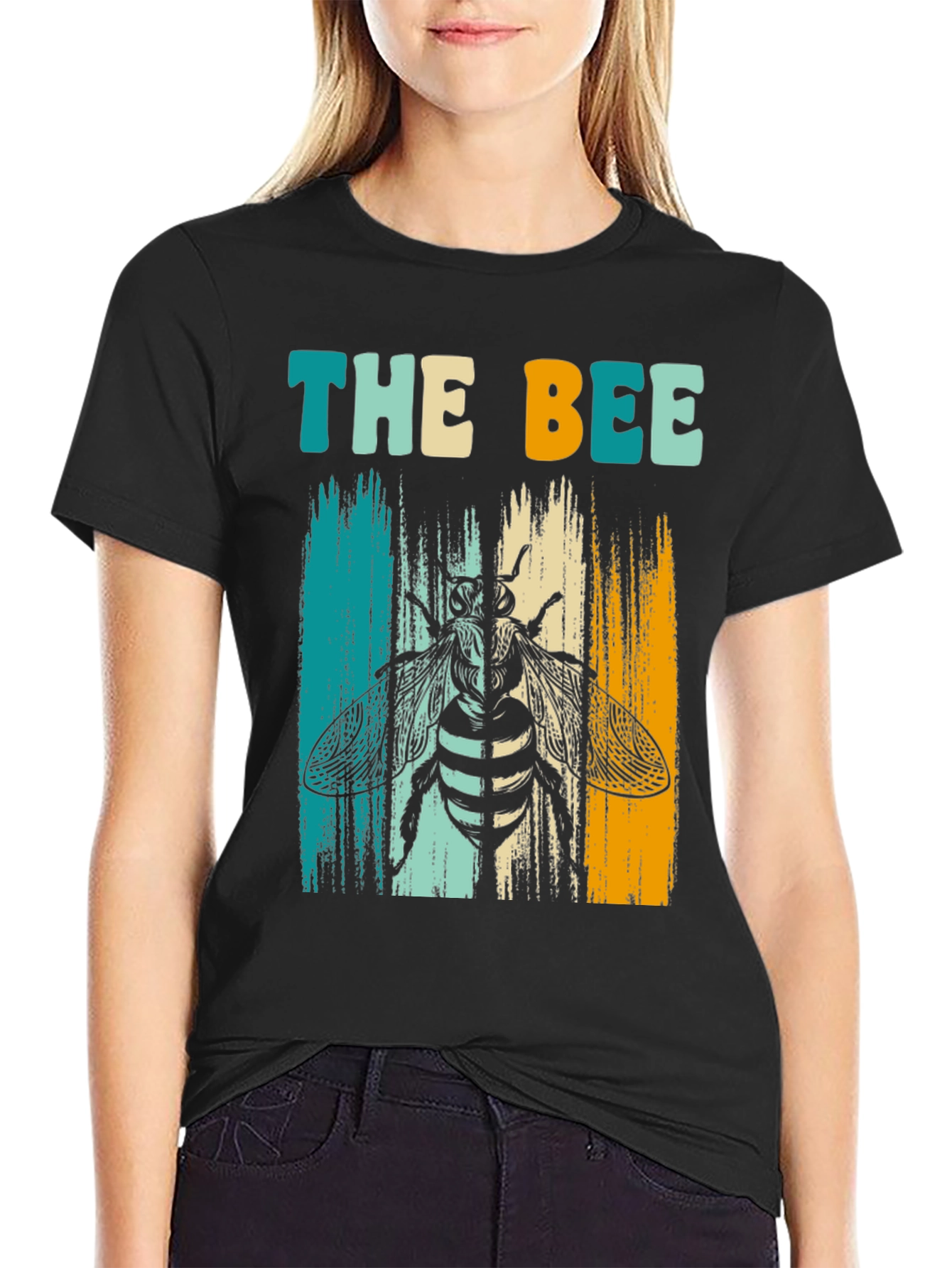 The Bee Retro Graphic T-Shirt