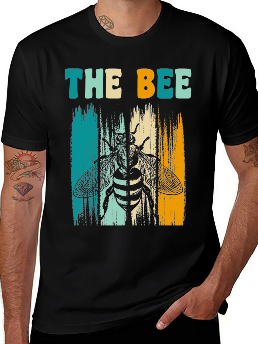 The Bee Retro Graphic T-Shirt