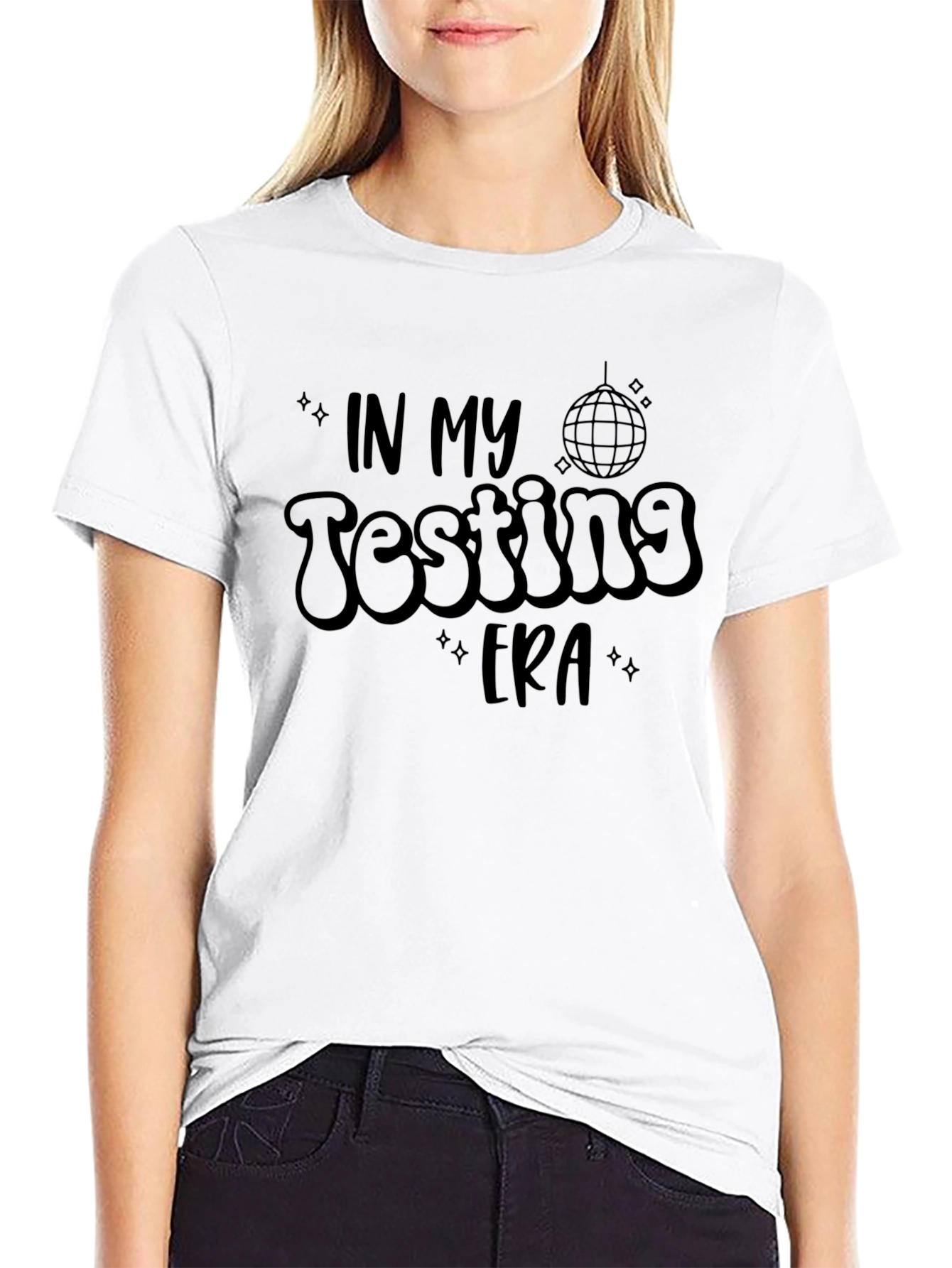 In My Testing Era Graphic Tee - Black