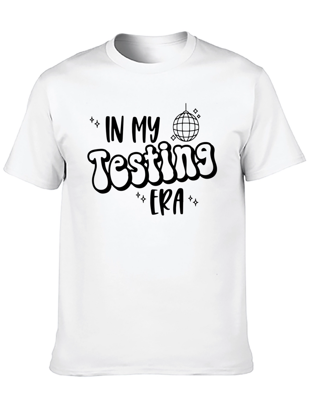 In My Testing Era Graphic Tee - Black