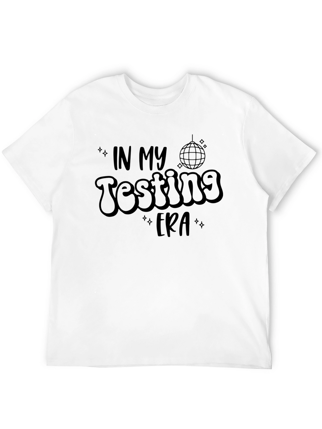 In My Testing Era Graphic Tee - Black