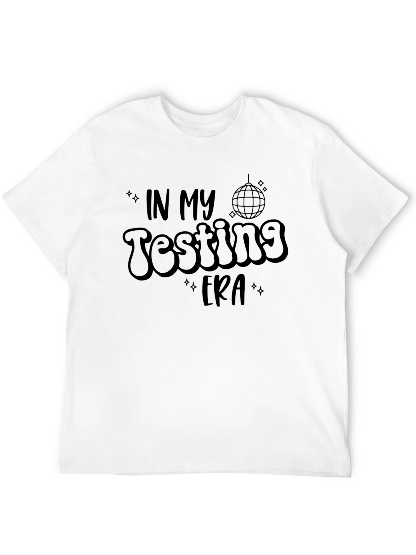 In My Testing Era Graphic Tee - Black