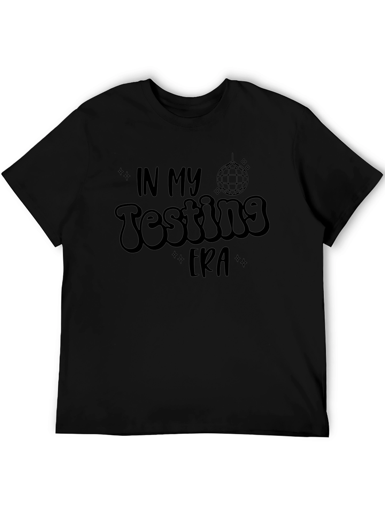 In My Testing Era Graphic Tee - Black