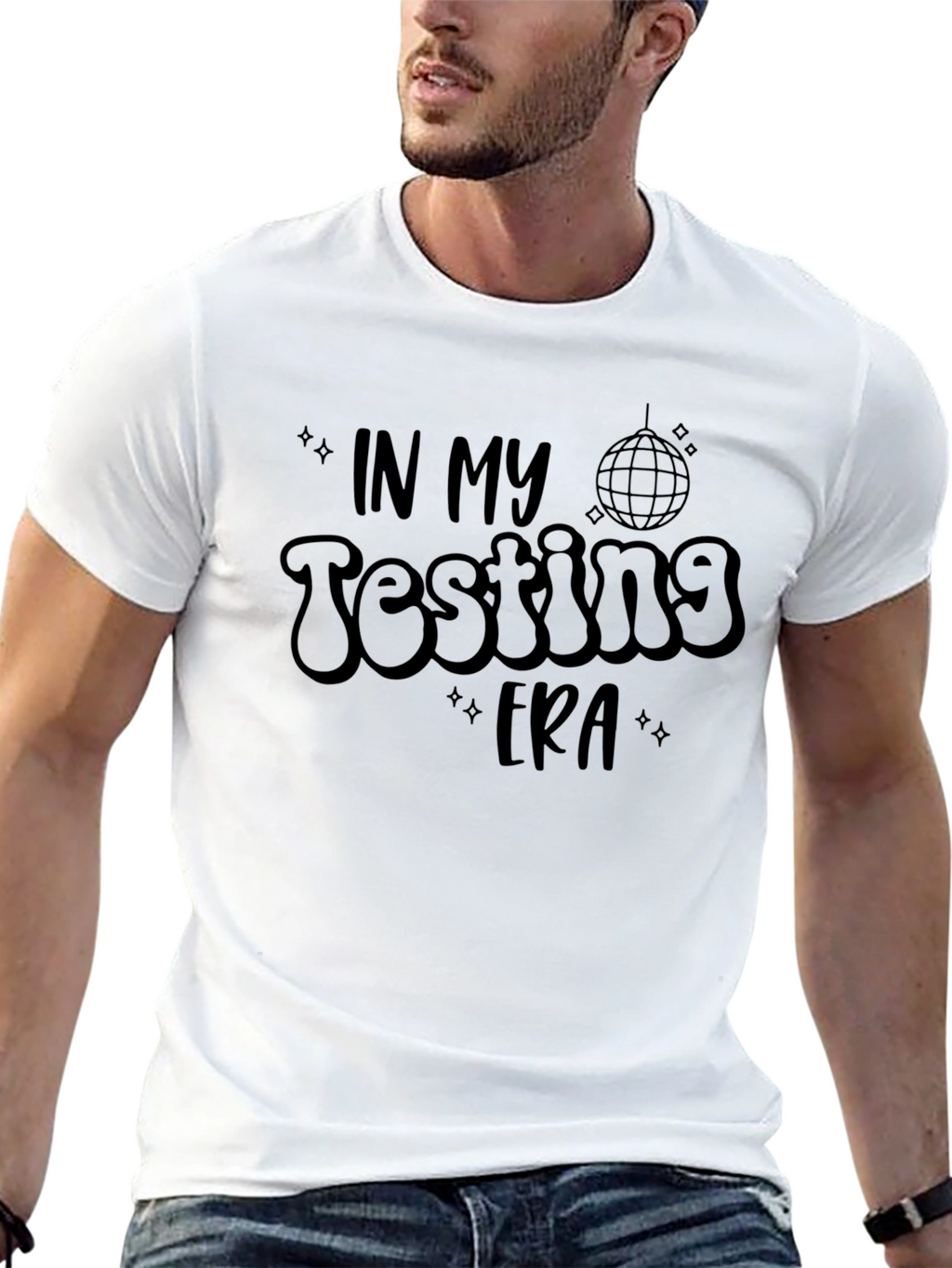 In My Testing Era Graphic Tee - Black