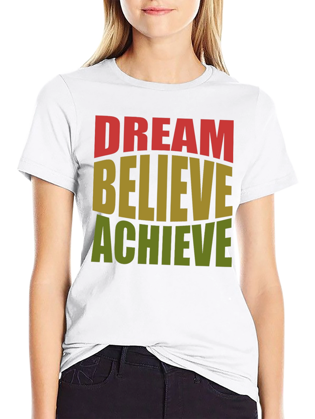Dream Believe Achieve Graphic T-Shirt