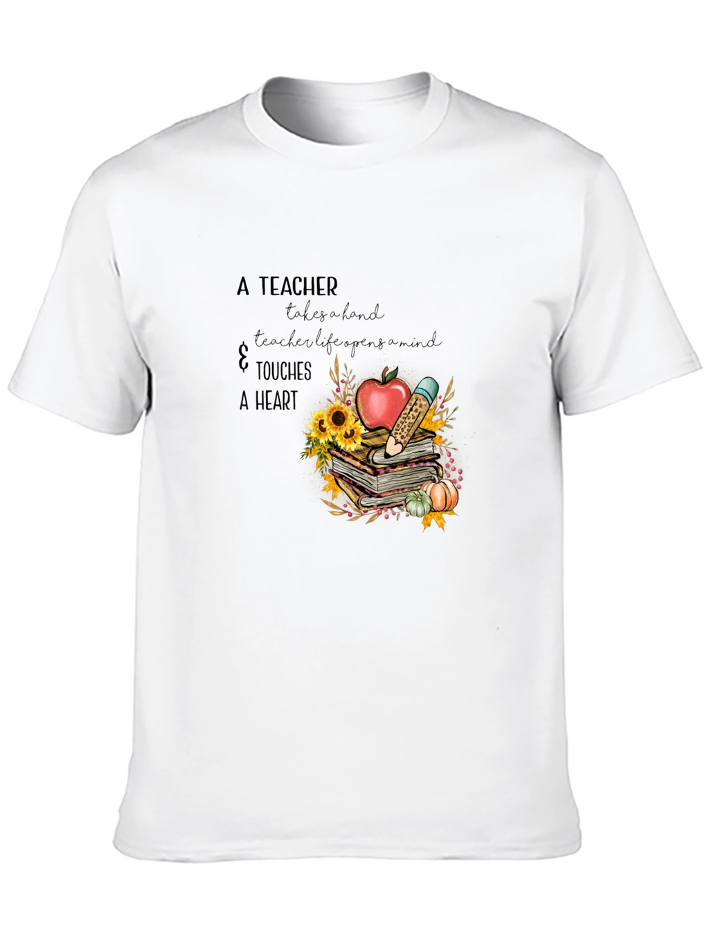 Teachers Heart T-Shirt - Gift for Educators