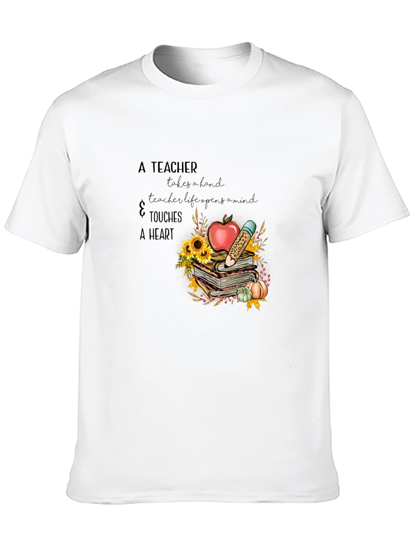 Teachers Heart T-Shirt - Gift for Educators