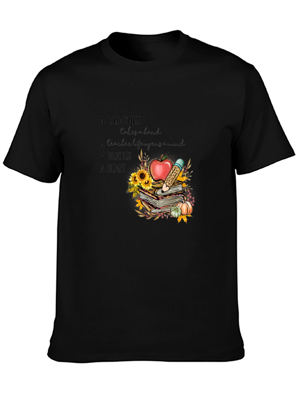 Teachers Heart T-Shirt - Gift for Educators