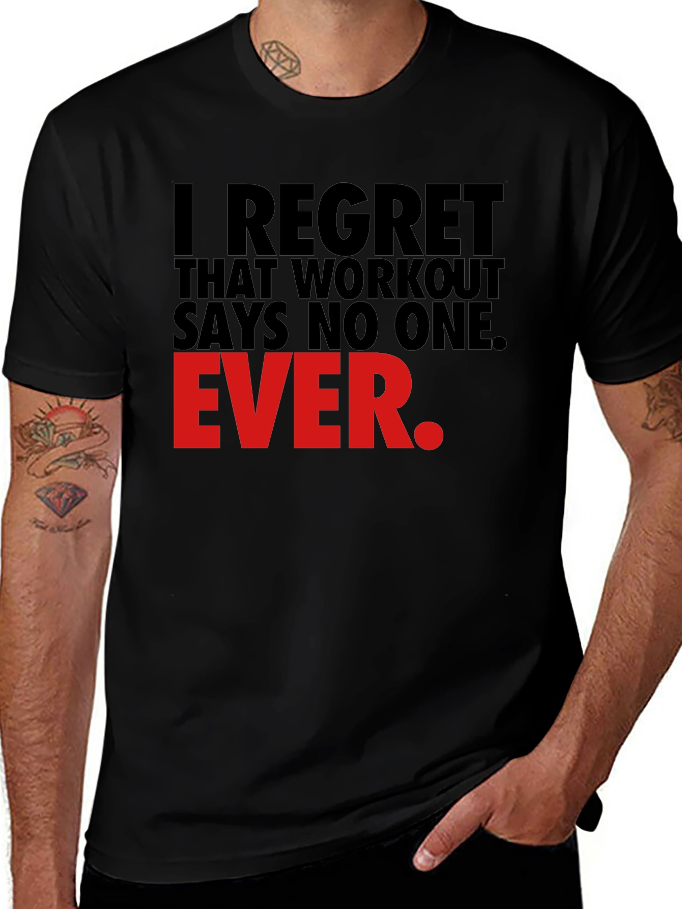 Workout Motivation T-Shirt - I Regret That Workout