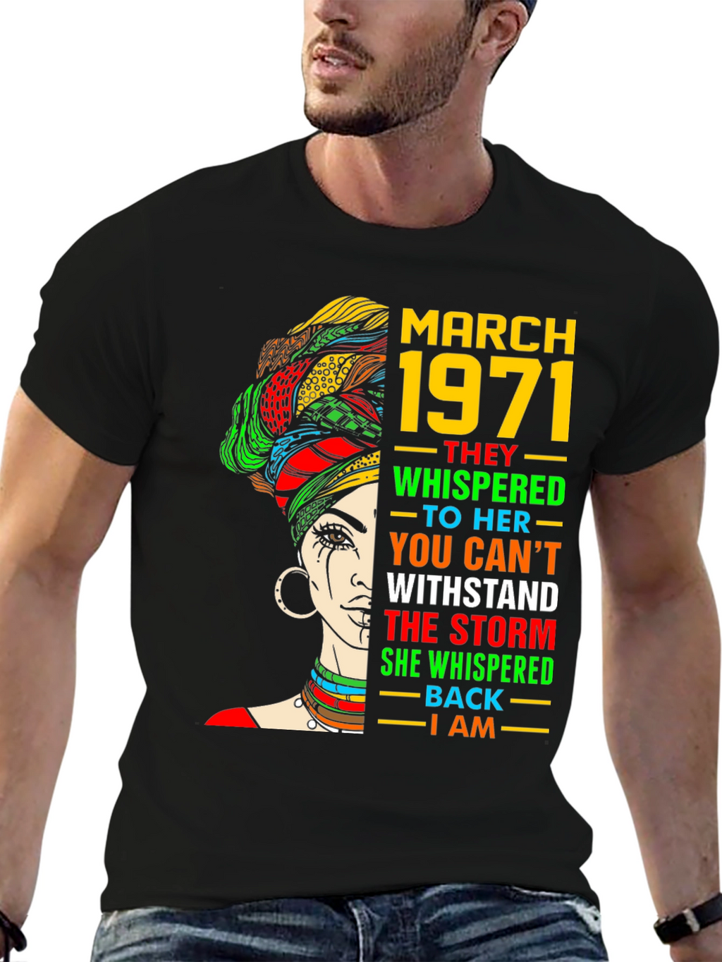 March 1971 Woman T-Shirt - Empowering Graphic Tee