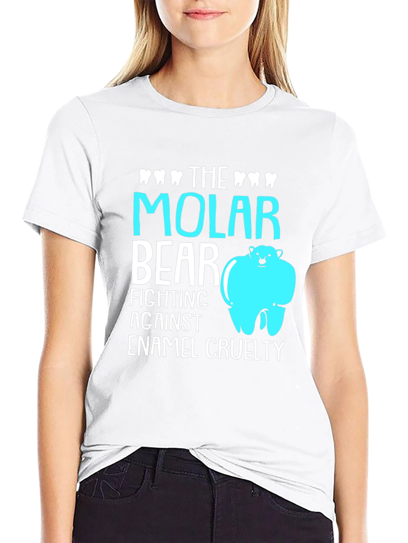 Molar Bear T-Shirt: Dental Pun Tee