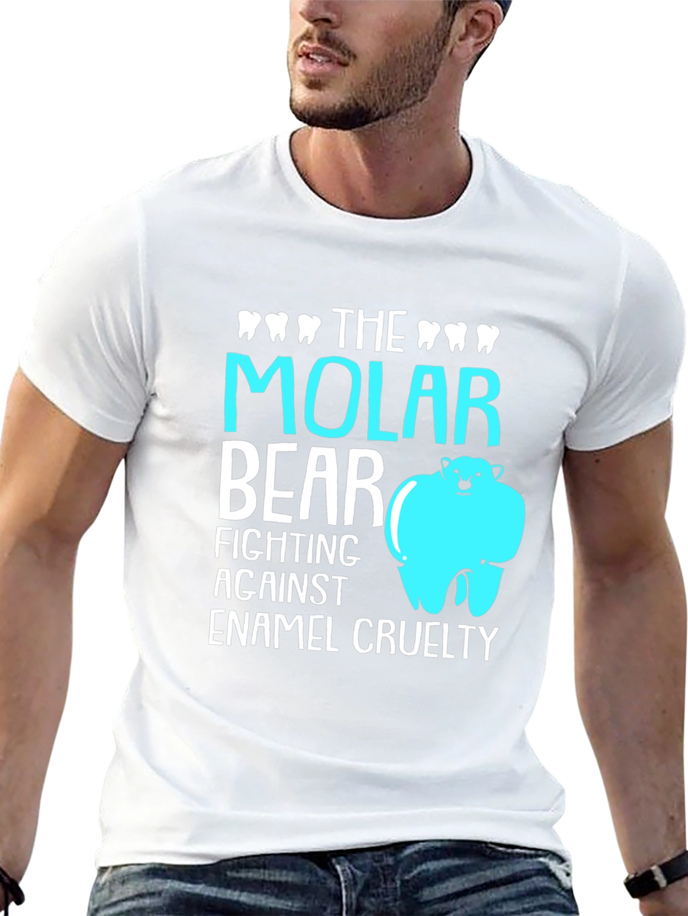 Molar Bear T-Shirt: Dental Pun Tee