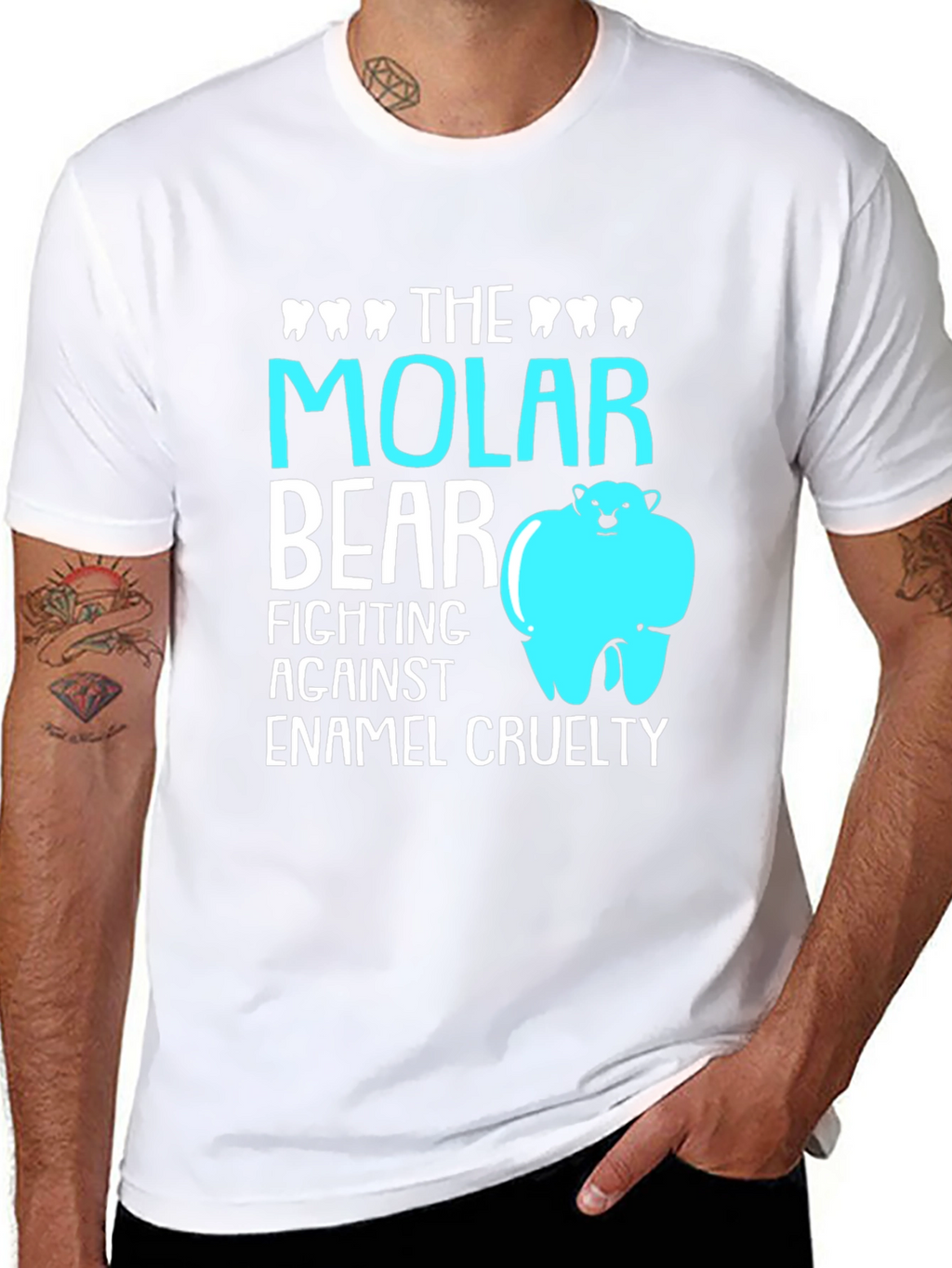 Molar Bear T-Shirt: Dental Pun Tee
