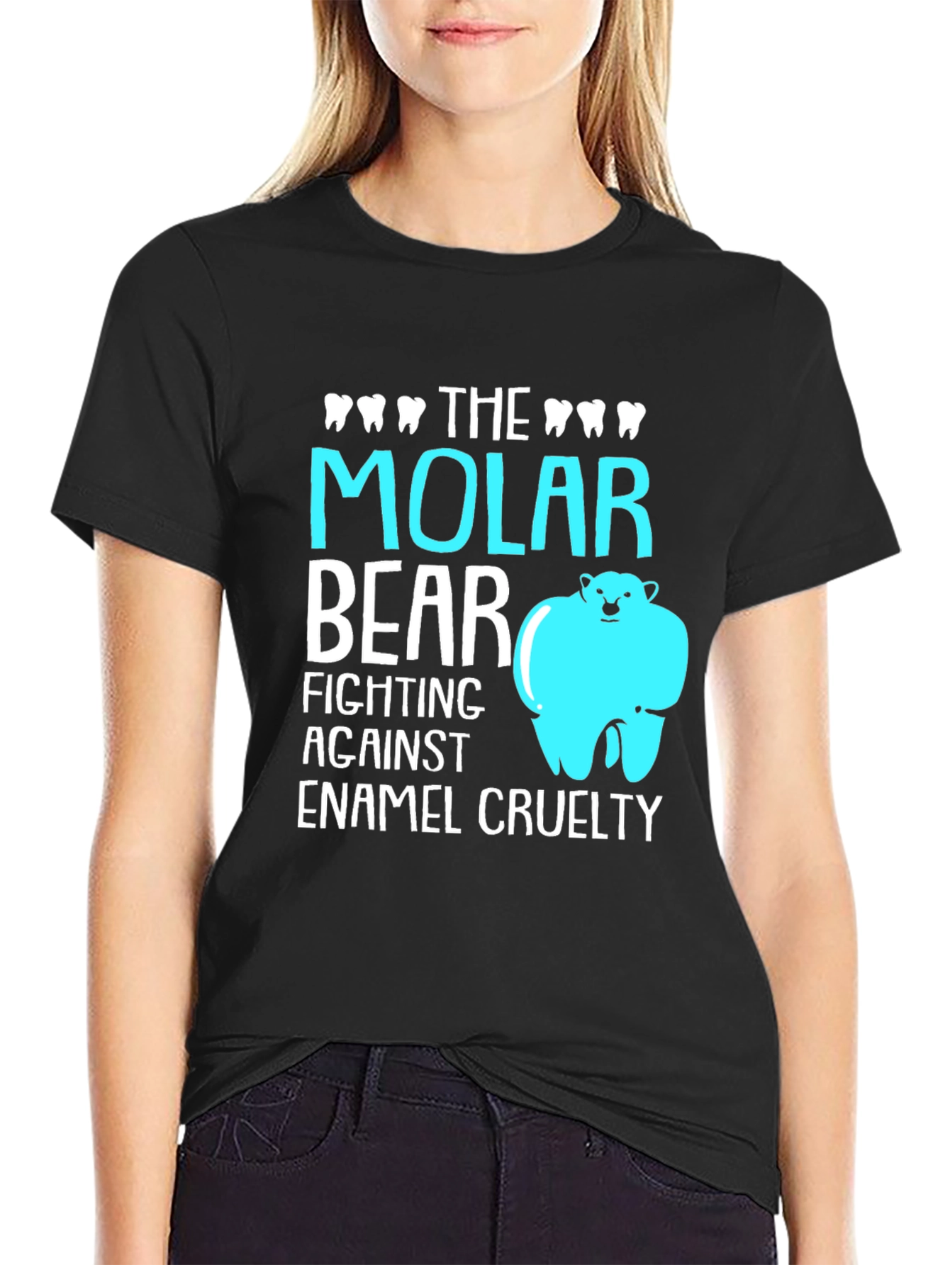 Molar Bear T-Shirt: Dental Pun Tee