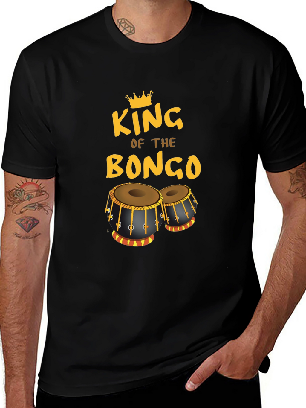 King of the Bongo Graphic T-Shirt
