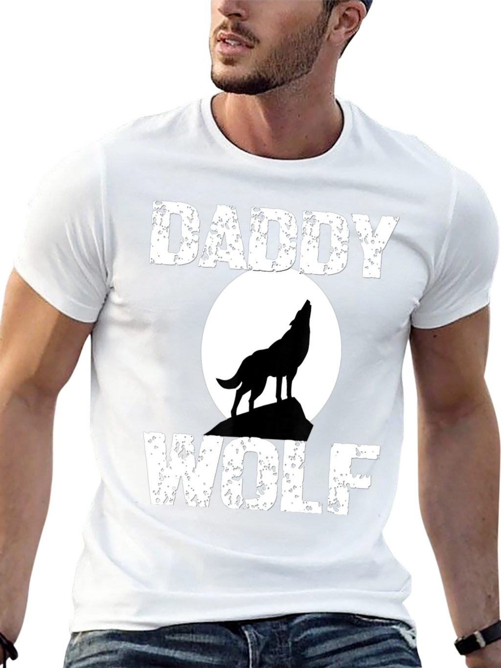 Daddy Wolf T-Shirt - Fathers Day Gift