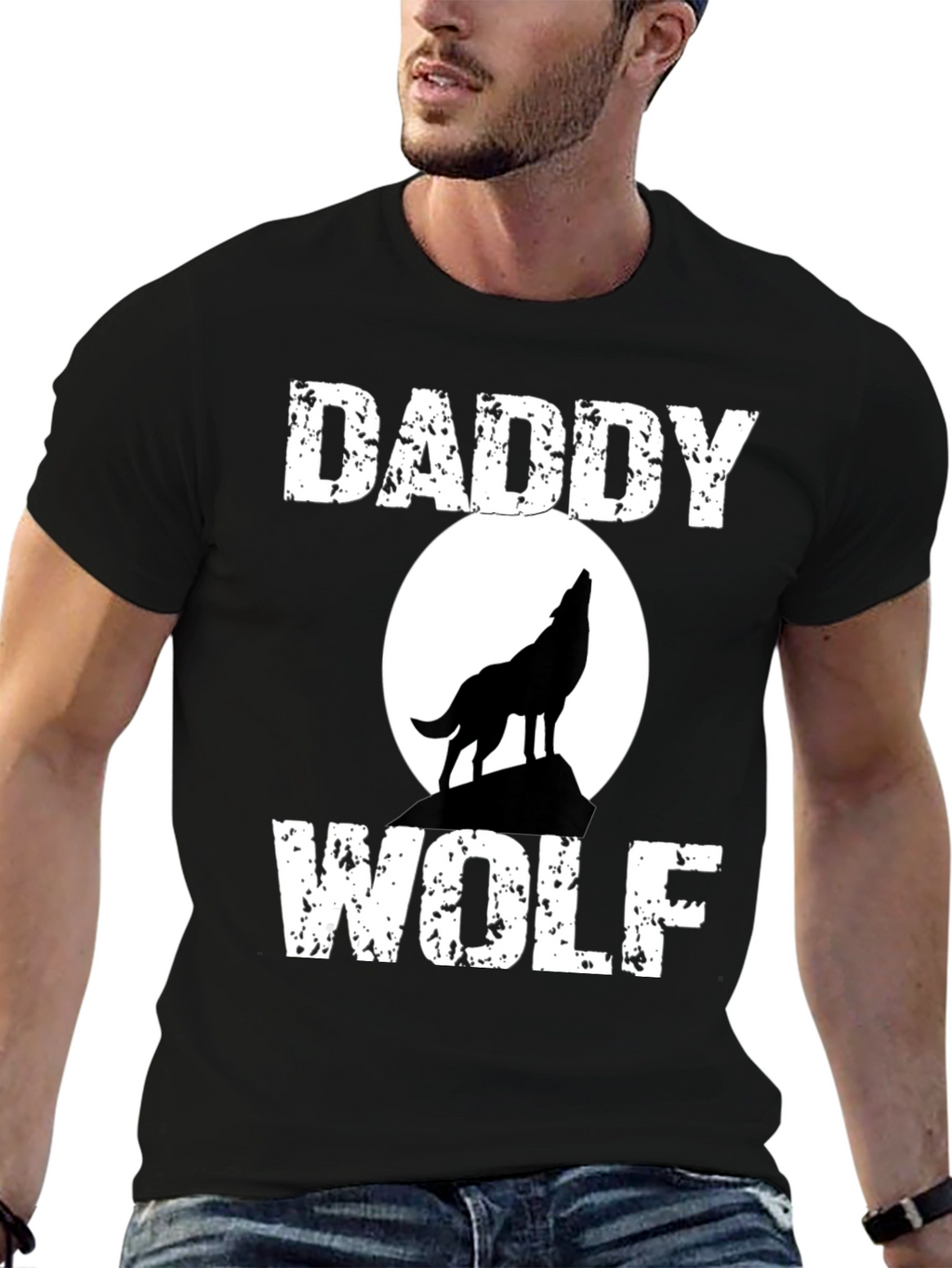 Daddy Wolf T-Shirt - Fathers Day Gift