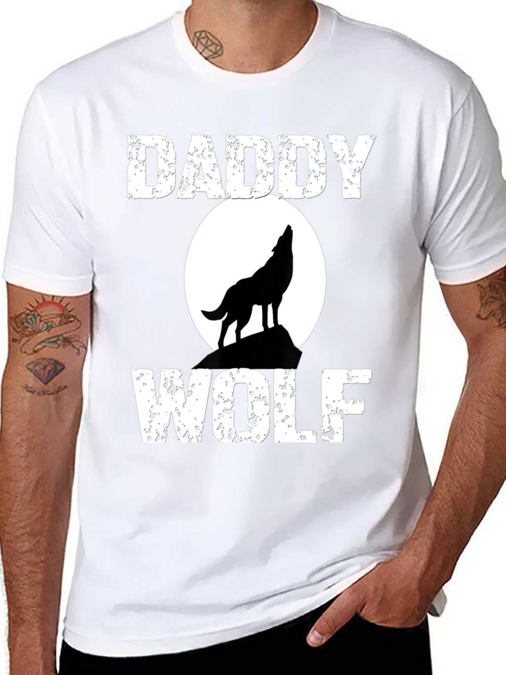 Daddy Wolf T-Shirt - Fathers Day Gift