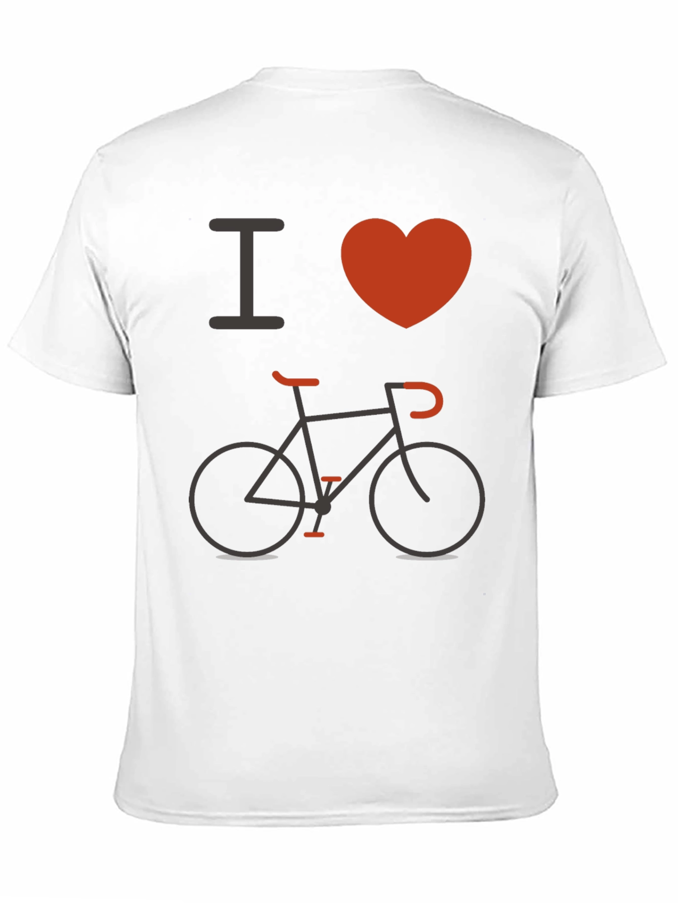 I Love Biking Black T-Shirt