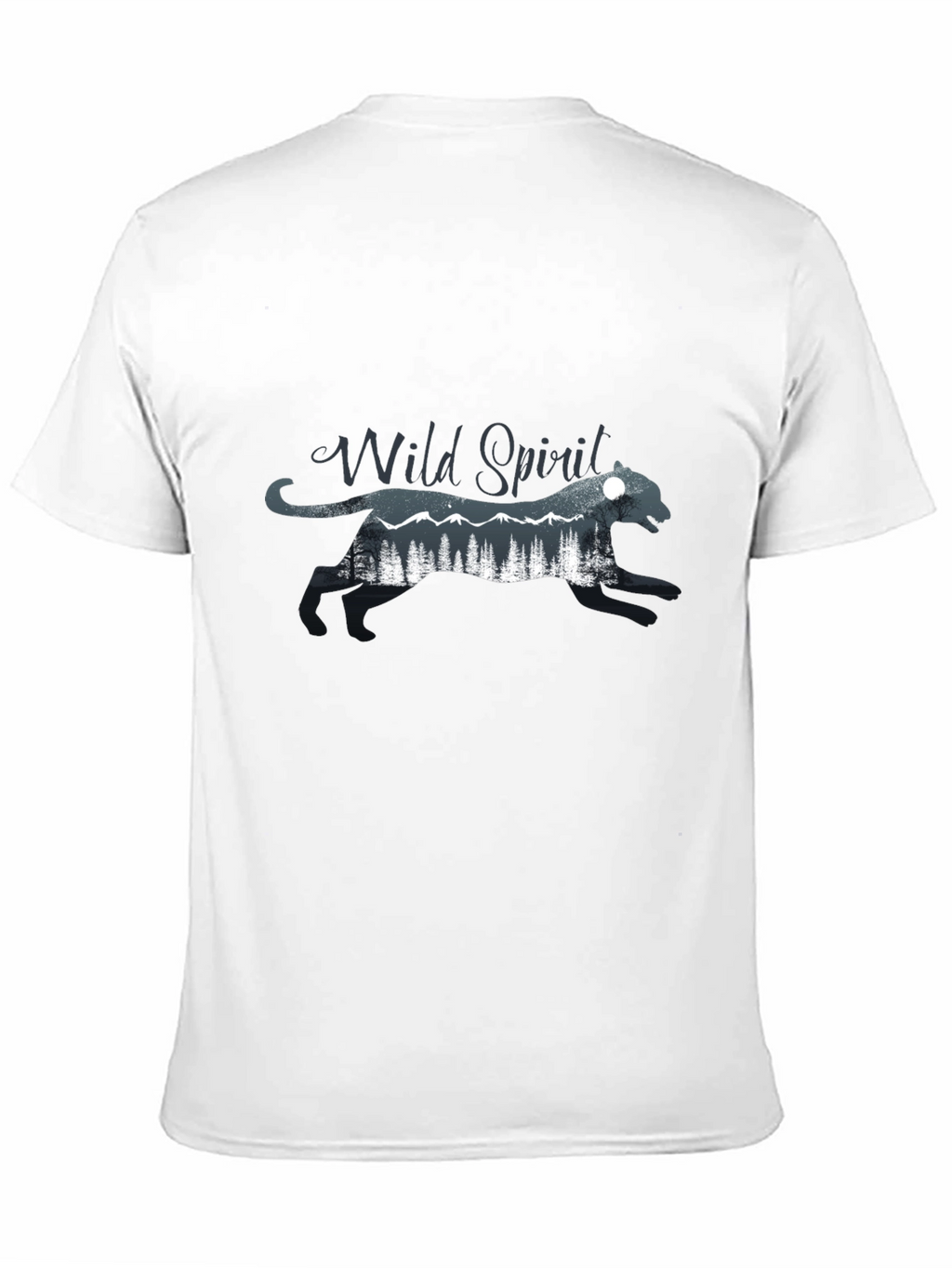 Wild Spirit Graphic Black T-Shirt