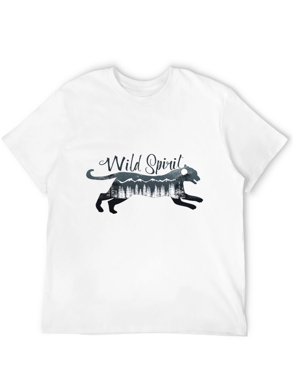 Wild Spirit Graphic Black T-Shirt