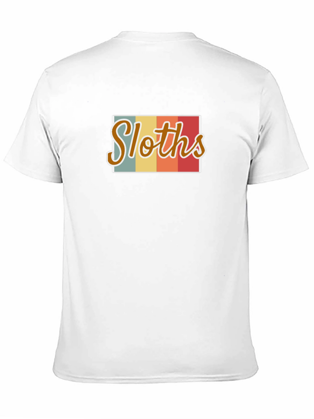 Retro Sloths Graphic Tee - Mens Black T-Shirt