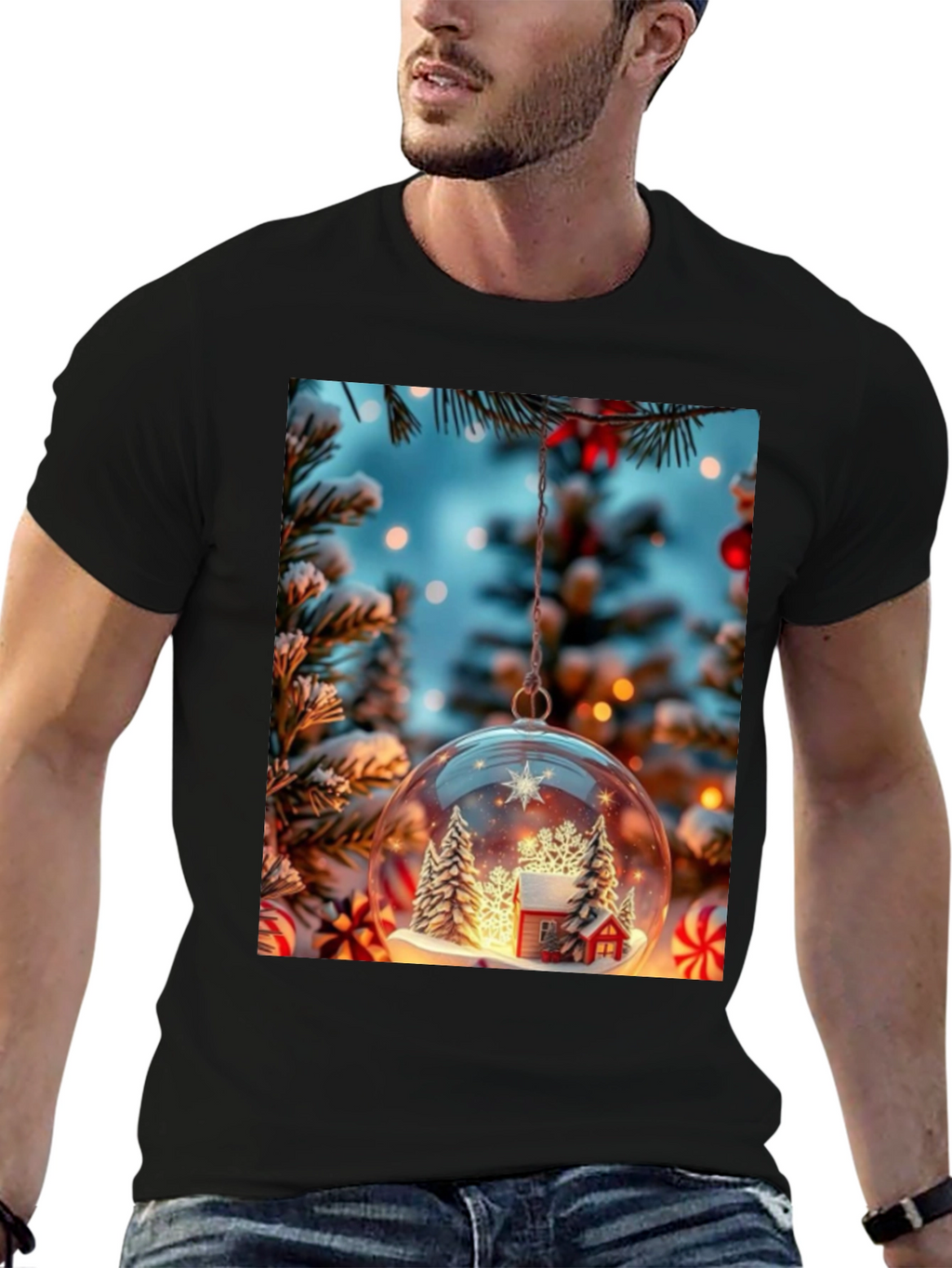 Christmas Snow Globe T-Shirt