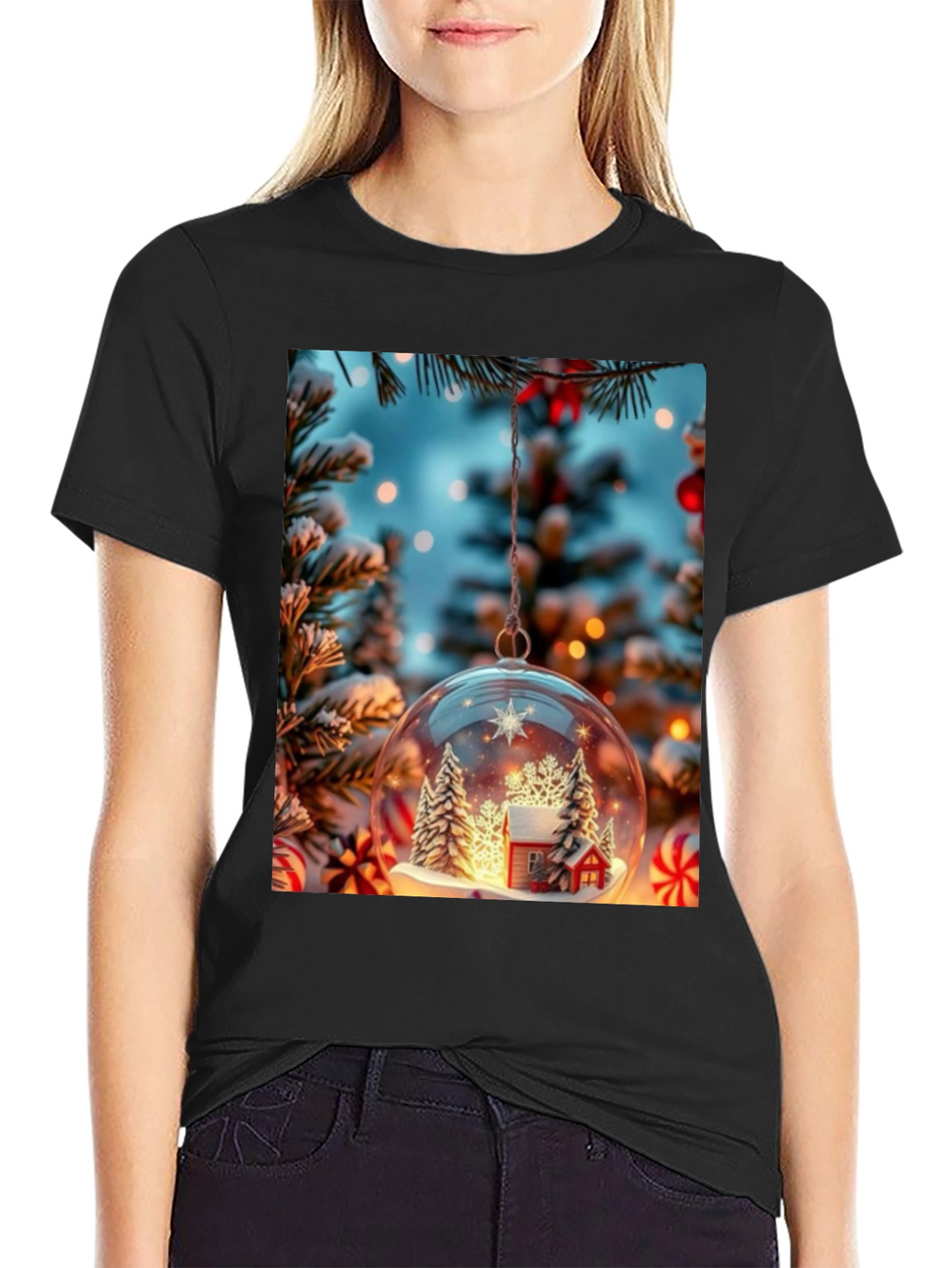 Christmas Snow Globe T-Shirt