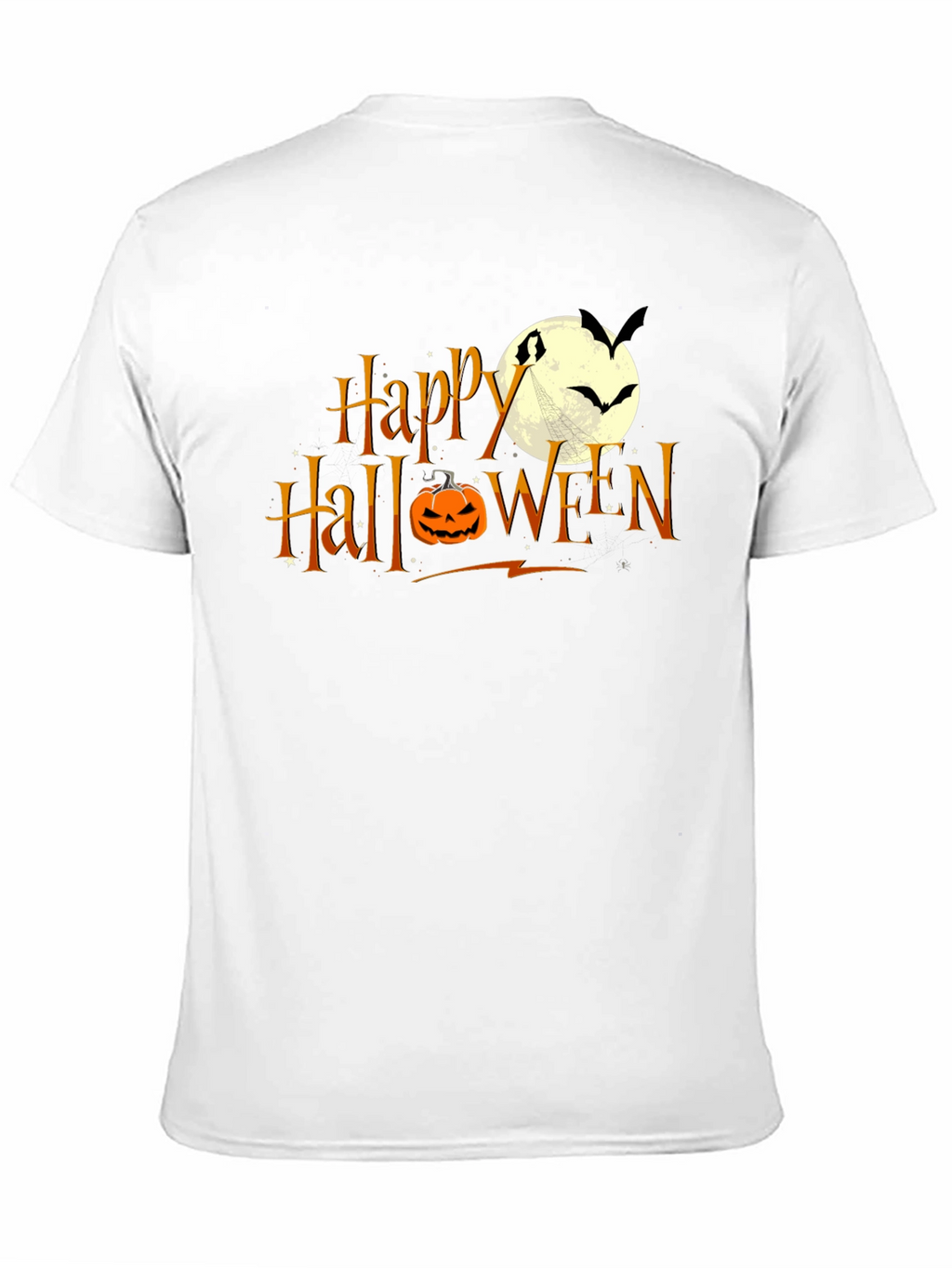 Happy Halloween T-Shirt: Pumpkin Moon Bats