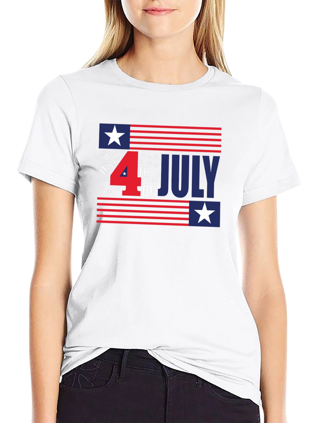 Patriotic Fourth of July Graphic Tee