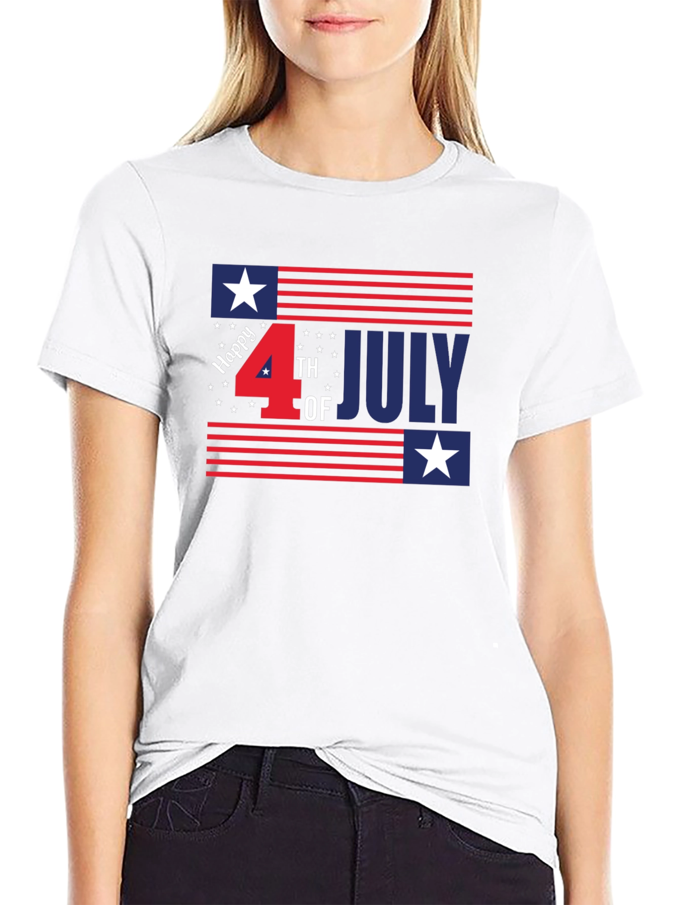 Patriotic Fourth of July Graphic Tee
